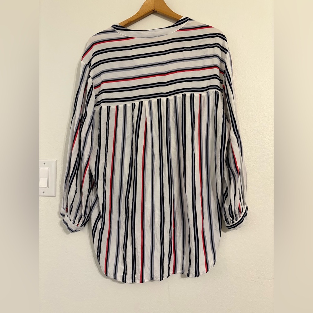 Umgee Stripped Button Down Top - image 4